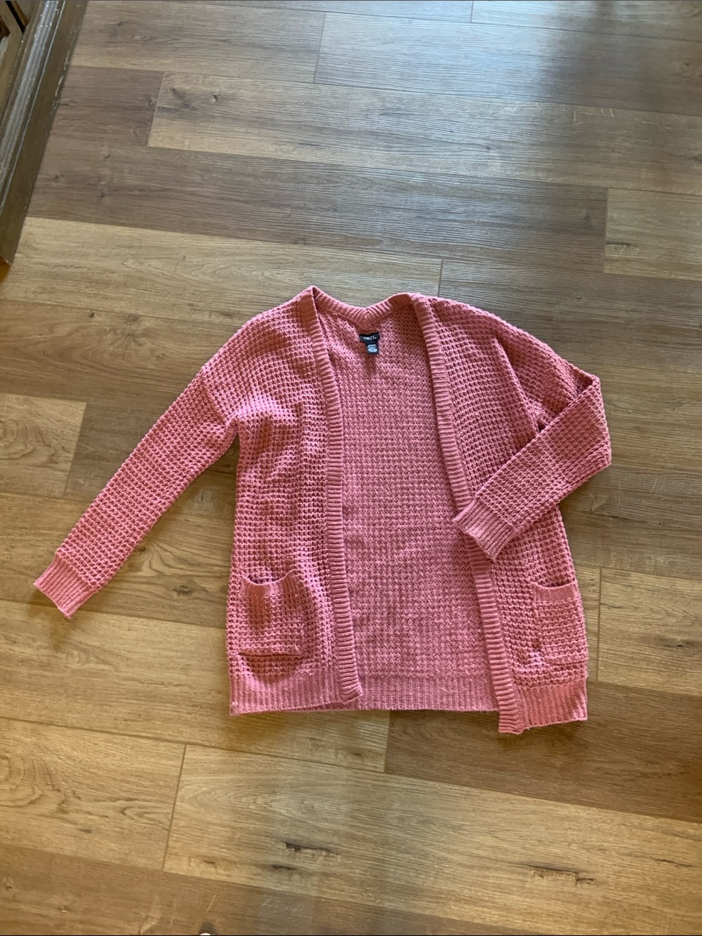 Pink cardigan